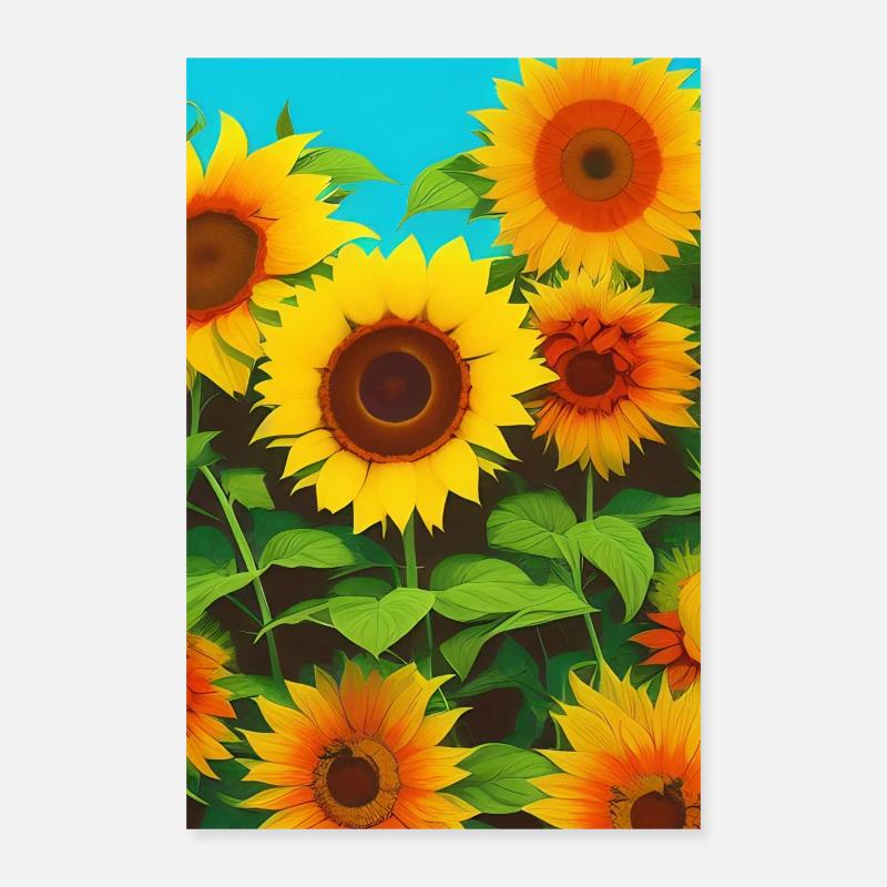 Sonnenblumen Poster 40x60 cm