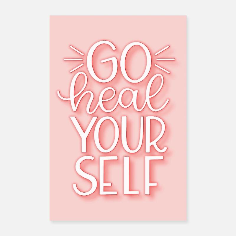 Go Heal Yourself Poster 16" x 24" (40x60 cm)