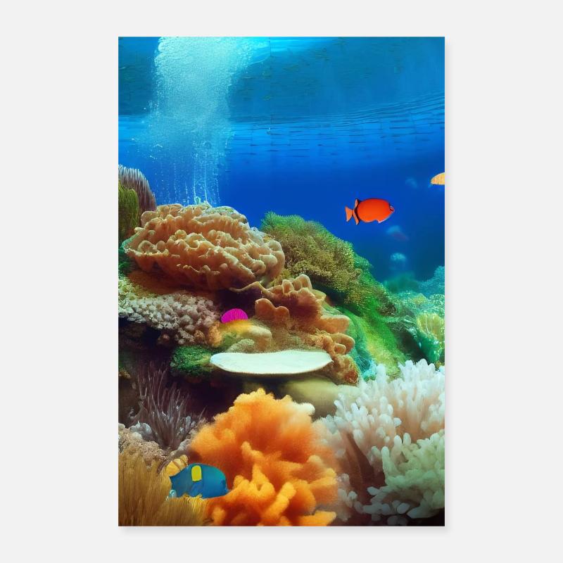 Sous-marin Poster 40 x 60 cm