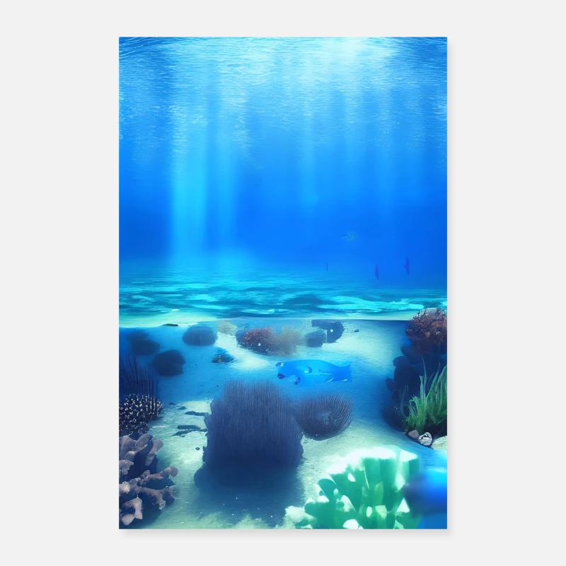 Underwater Poster 16" x 24" (40x60 cm)