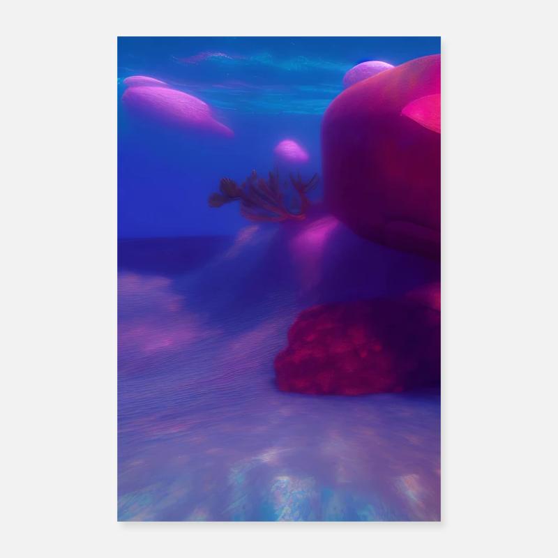 Sous-marin Poster 40 x 60 cm