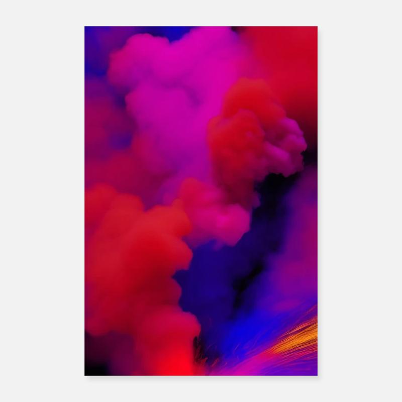 Regenbogen farben Poster 40x60 cm