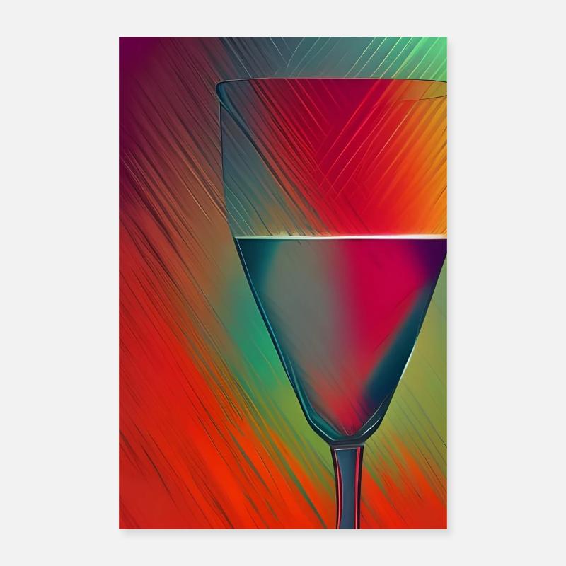 Kaléidoscope Glass Design Poster 40 x 60 cm