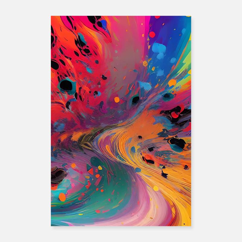 Abstract art Poster 16" x 24" (40x60 cm)