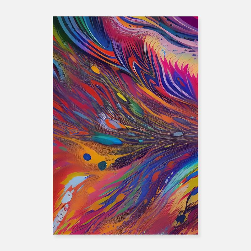 Abstract art Poster 16" x 24" (40x60 cm)