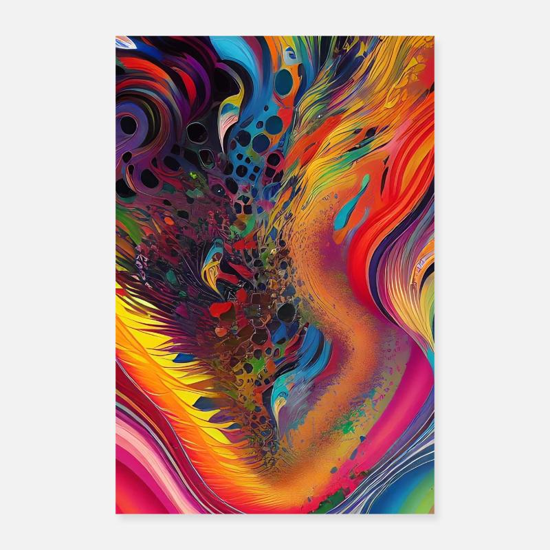 Abstract art Poster 16" x 24" (40x60 cm)