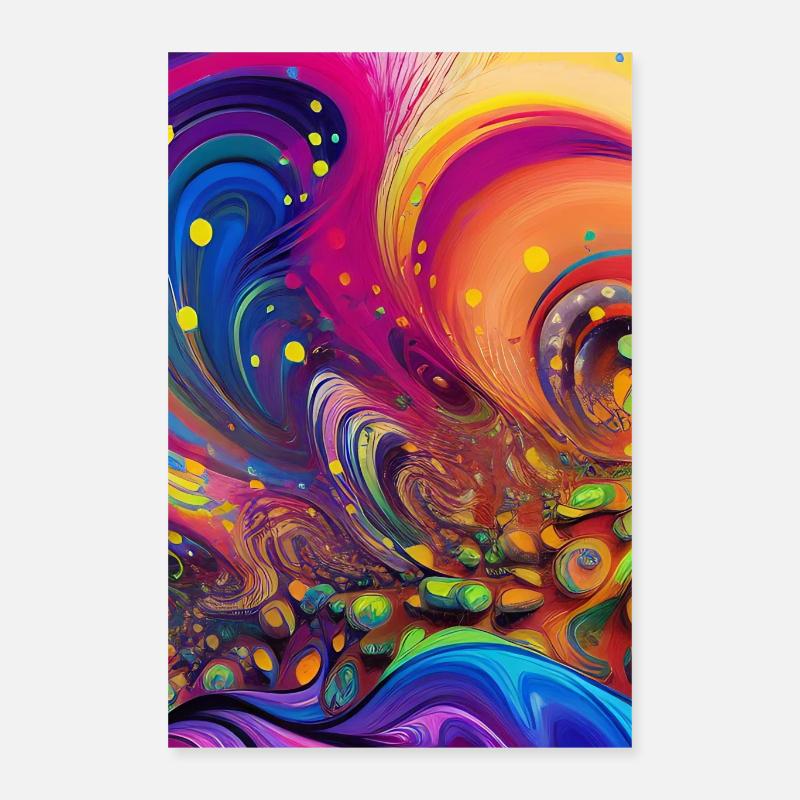 Abstract art Poster 16" x 24" (40x60 cm)