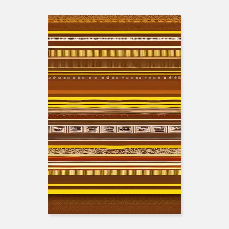 Vintage Pattern Poster 16" x 24" (40x60 cm)