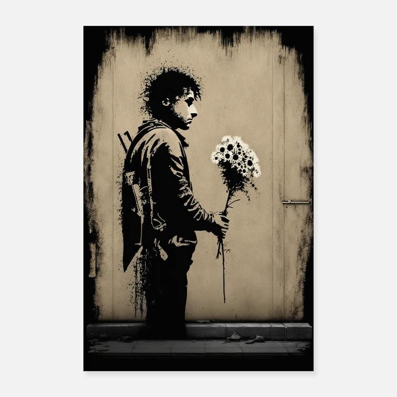 Verzeihung bitte…. - Poster 40x60 cm - Weiß
