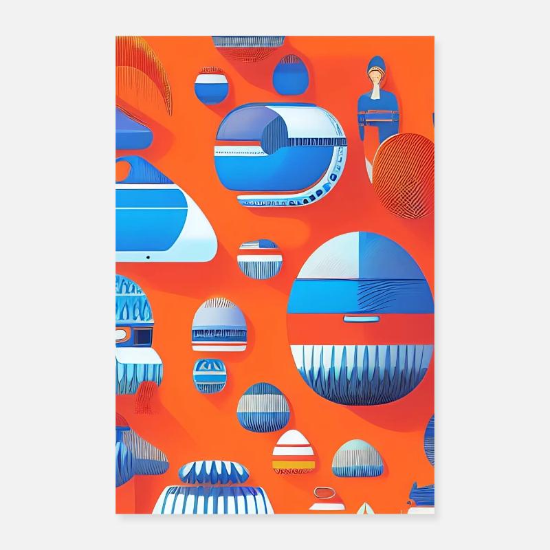 Art abstrait Poster 40 x 60 cm