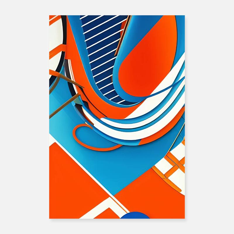 Abstrakte Kunst Poster 40x60 cm