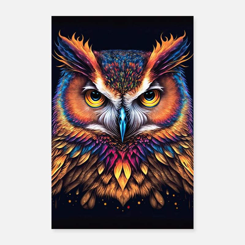 Le Hibou Sage 1 Poster 40 x 60 cm
