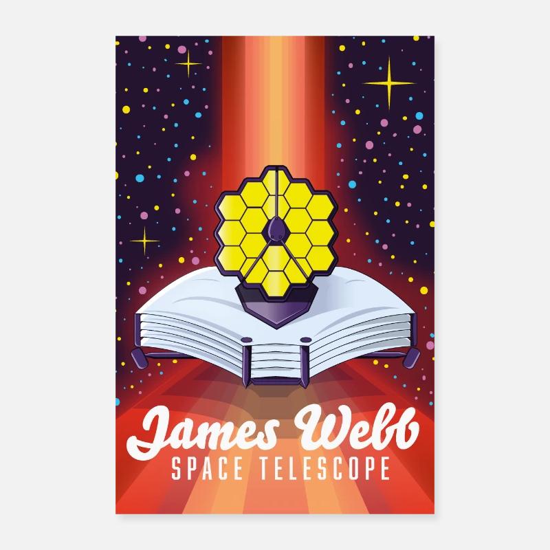 James Webb Space Telescope Poster 16" x 24" (40x60 cm)
