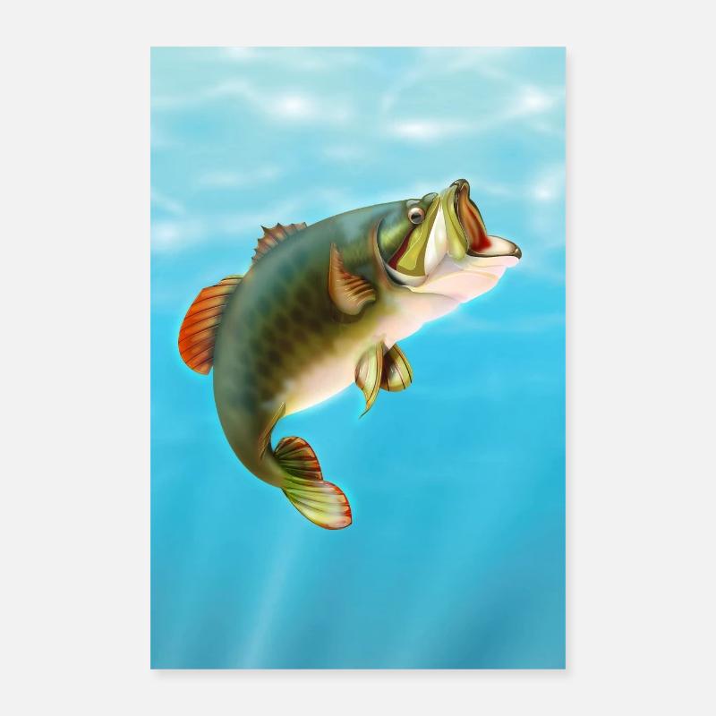 Koi-Karpfen Poster 40x60 cm