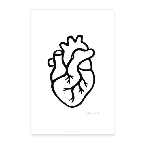 Corazón - Póster 40x60 cm