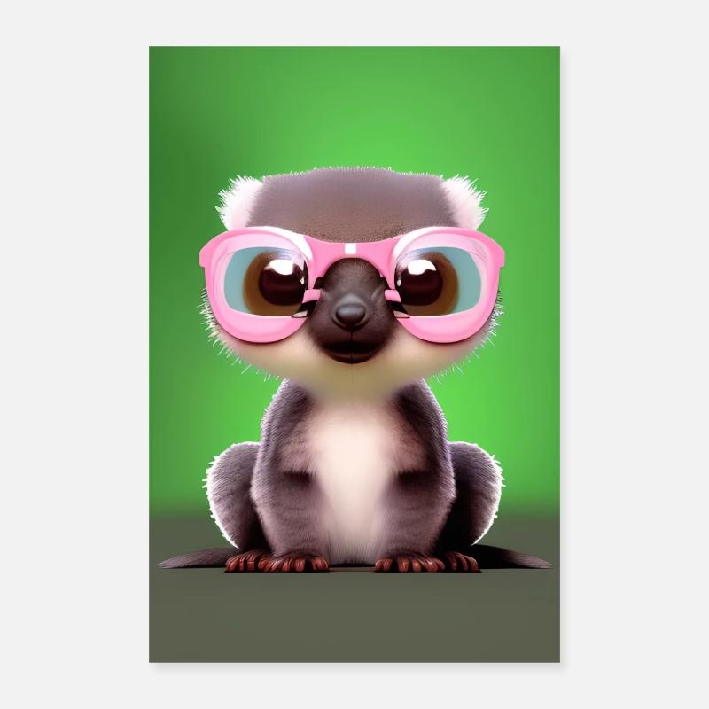 Lemur Affe Poster 40x60 cm