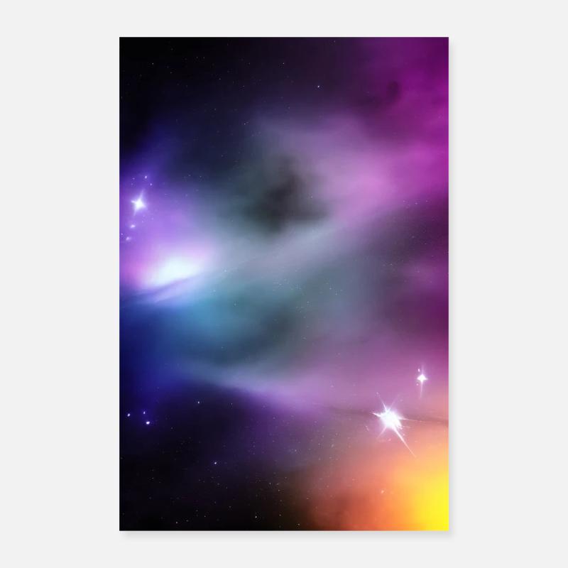 Galaxy billede Poster 40x60 cm