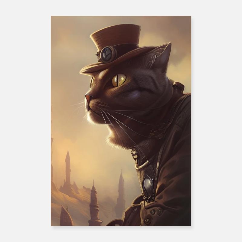 Herr Katze Poster 40x60 cm