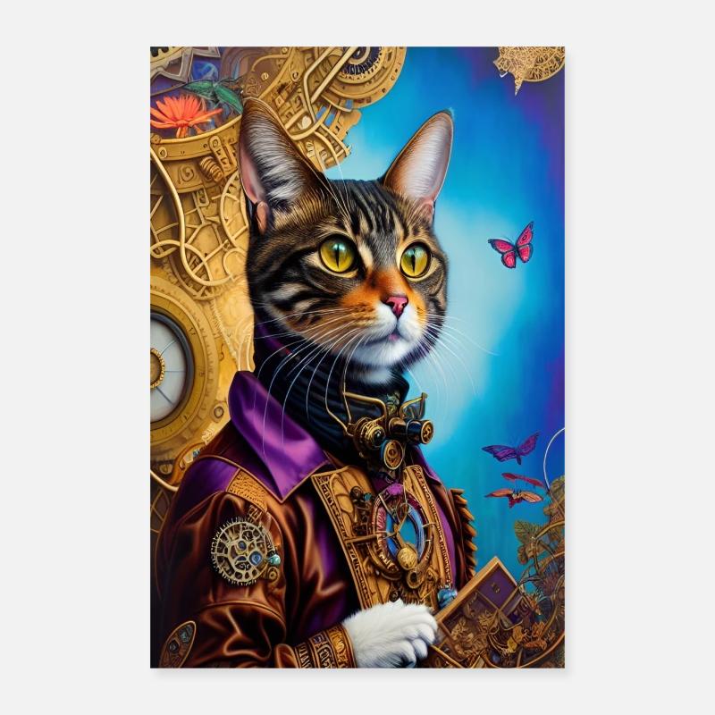 Master cat 2 Poster 16" x 24" (40x60 cm)