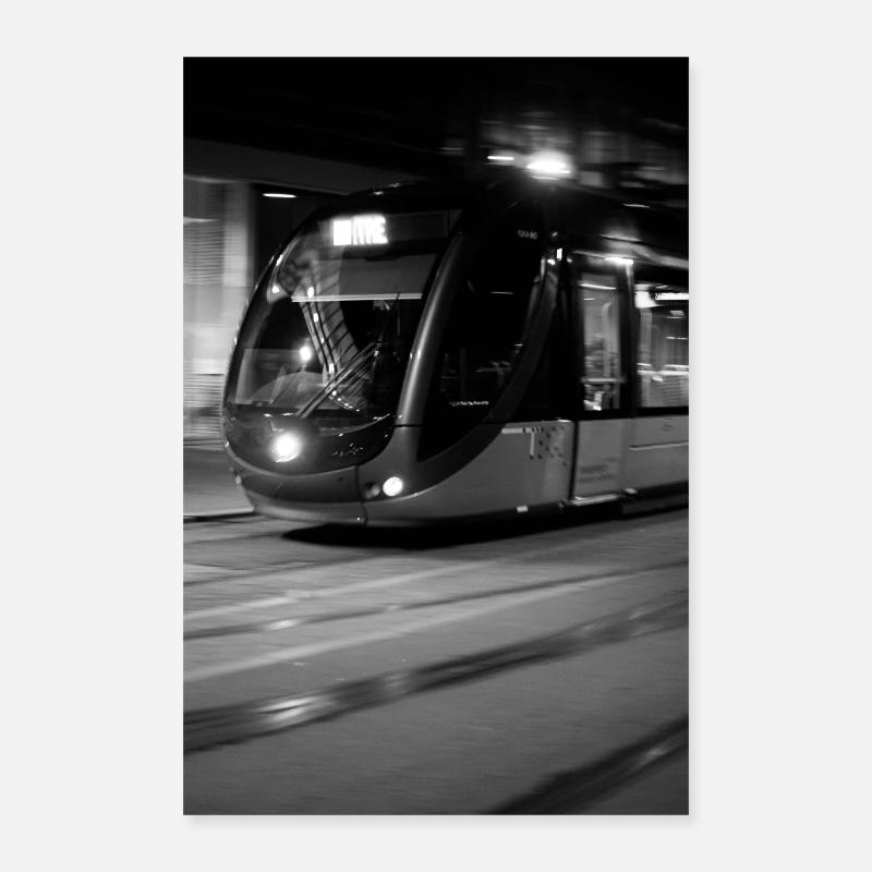 tram portrait Poster 40 x 60 cm