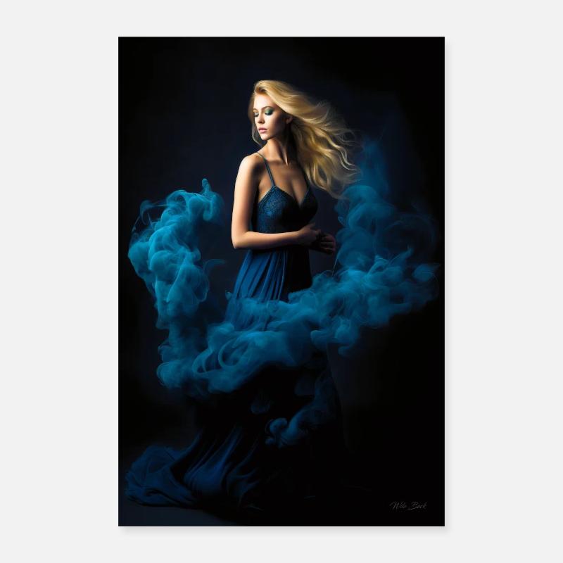 Blue Beauty 3 Poster 16" x 24" (40x60 cm)