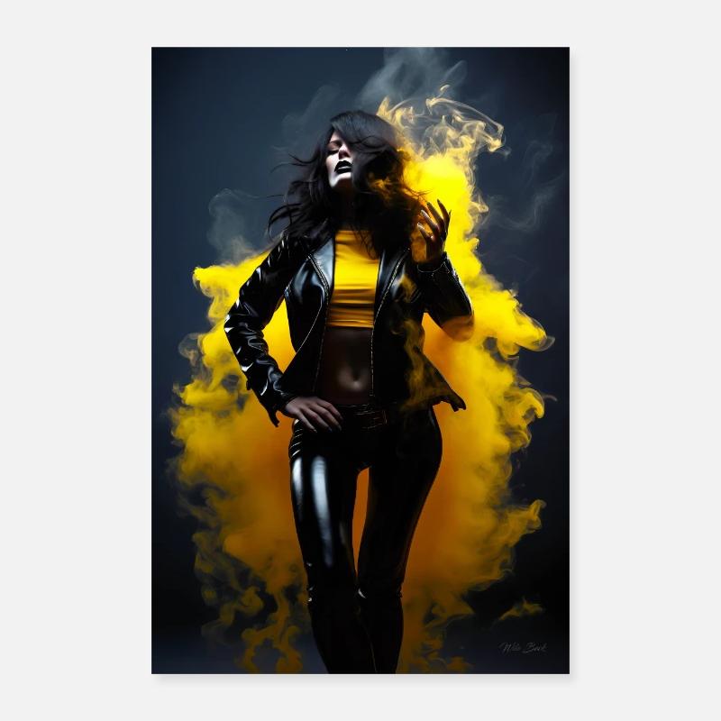 Beauté jaune 1 Poster 40 x 60 cm