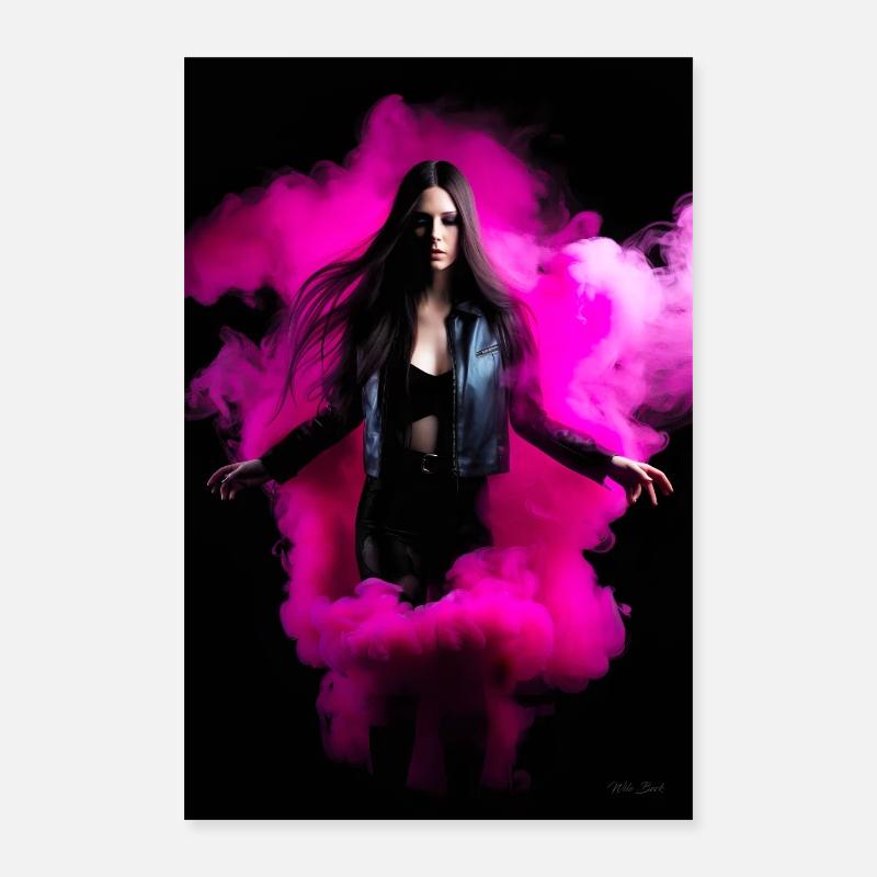 Beauté Magenta 1 Poster 40 x 60 cm