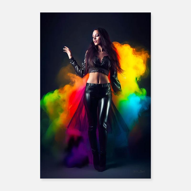 Rainbow Beauty 1 Poster 16" x 24" (40x60 cm)
