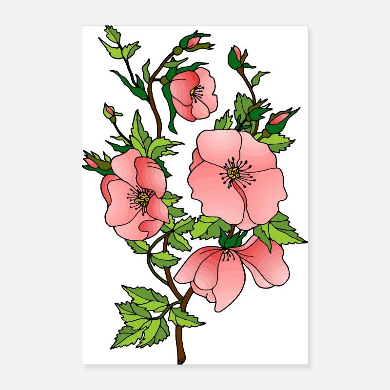 Blumen Poster 40x60 cm