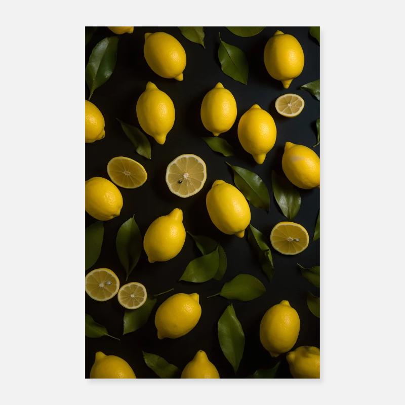 Citrons V3 Poster 40 x 60 cm