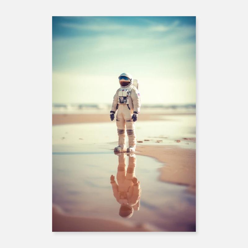 Gestranded im Paradies Poster 40x60 cm