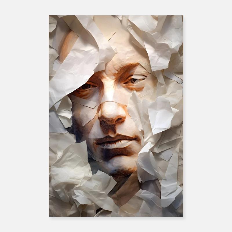 Uomo timido Poster 40x60 cm