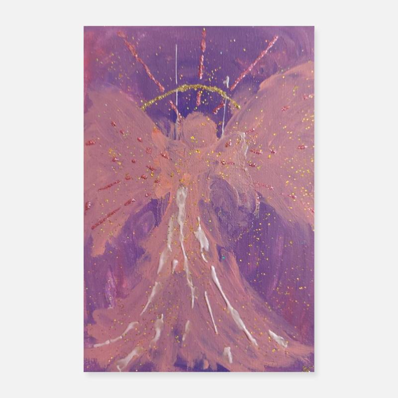 Erzengel Chamuel - Engel der Liebe - Engelbild Poster 40x60 cm