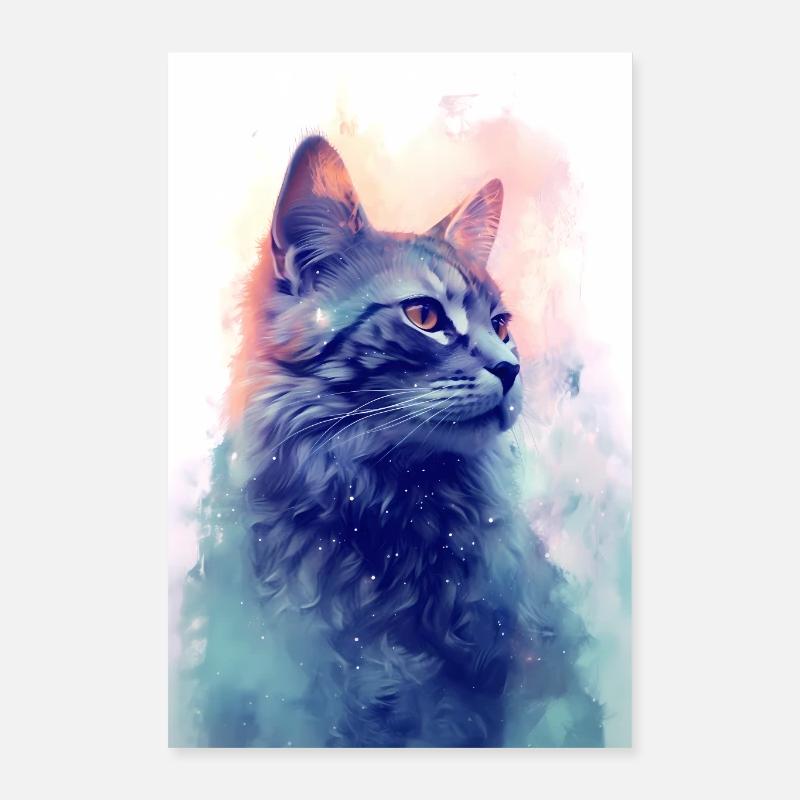 Cat Cat Lover Cat Owner Kitten Poster 16" x 24" (40x60 cm)
