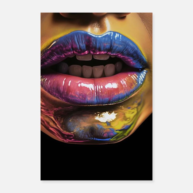 Lippen Poster 40x60 cm