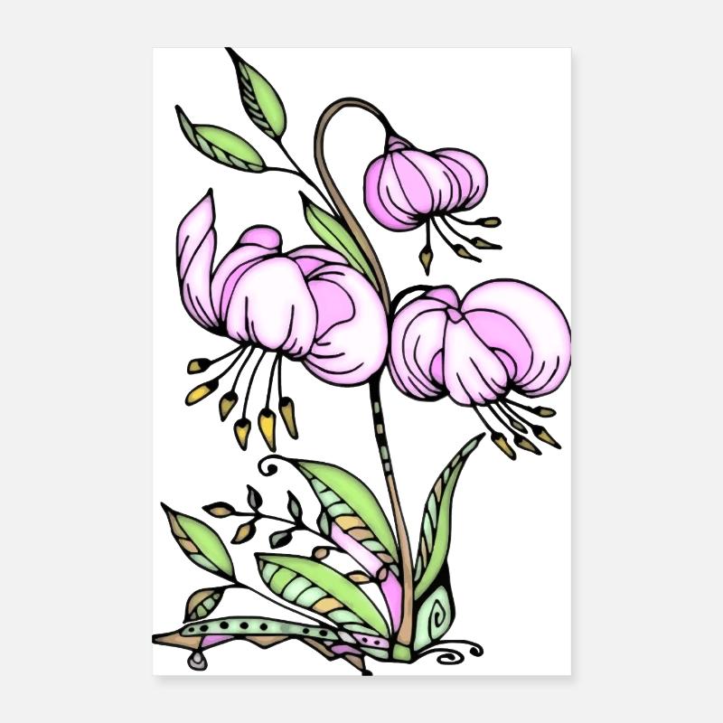 Blumen Poster 40x60 cm