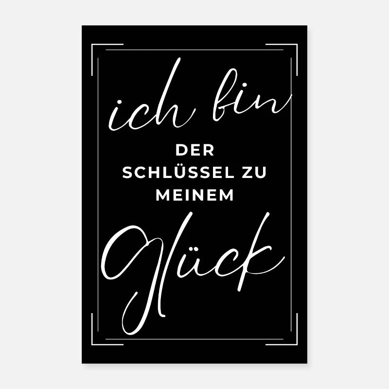POSITIVE EINSTELLUNG MINDSET Motivation Poster 40x60 cm