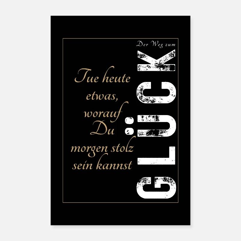 POSITIVE EINSTELLUNG MINDSET Motivation Poster 40x60 cm