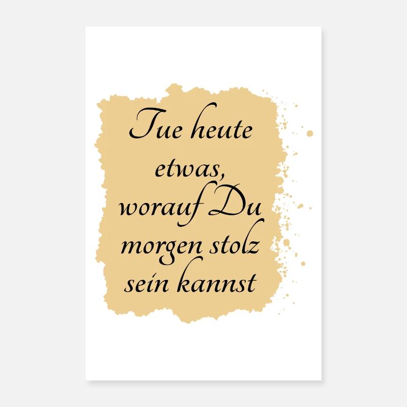 POSITIVE EINSTELLUNG MINDSET Motivation Poster 40x60 cm