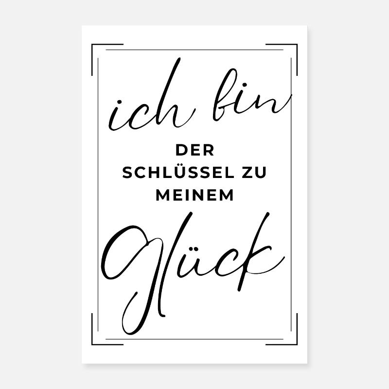 POSITIVE EINSTELLUNG MINDSET Motivation Poster 40x60 cm