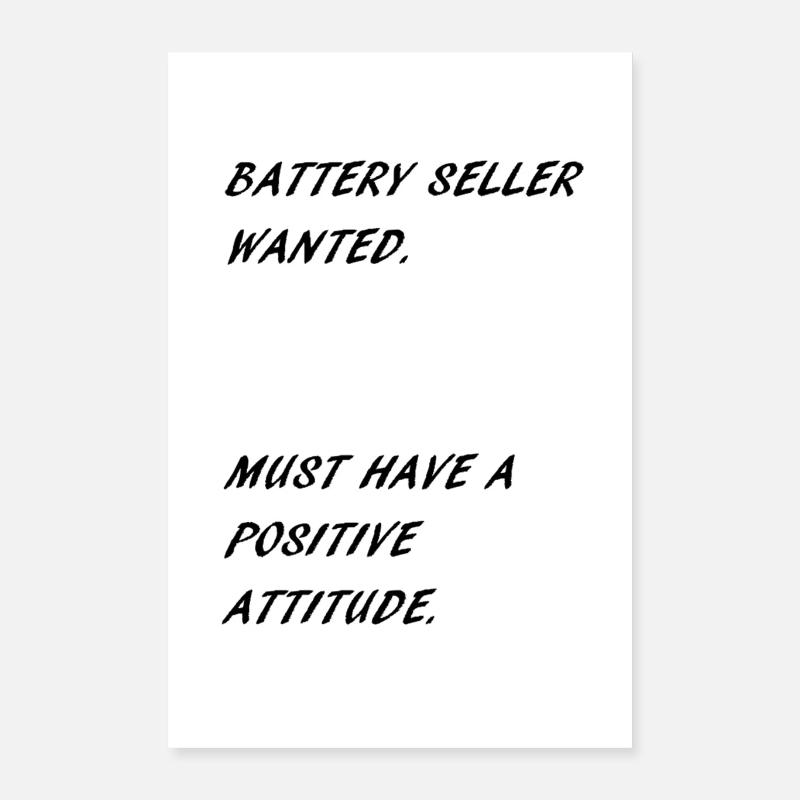 BATTERY Poster 16" x 24" (40x60 cm)