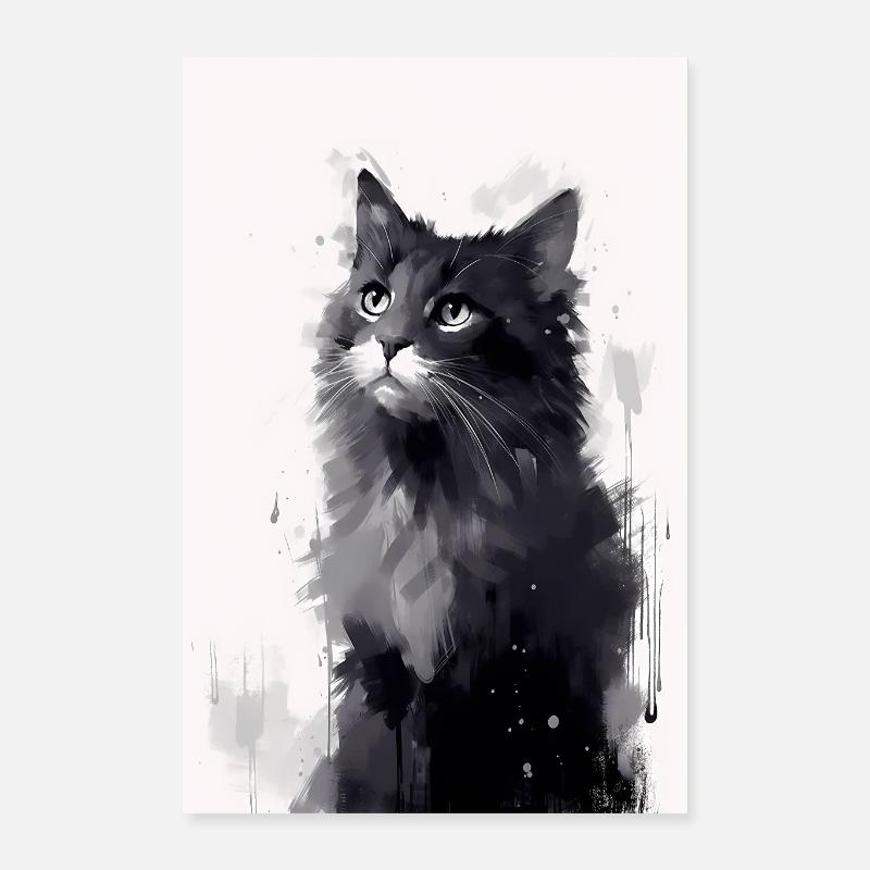 Cat Cat Lover Cat Owner Kitten Poster 16" x 24" (40x60 cm)