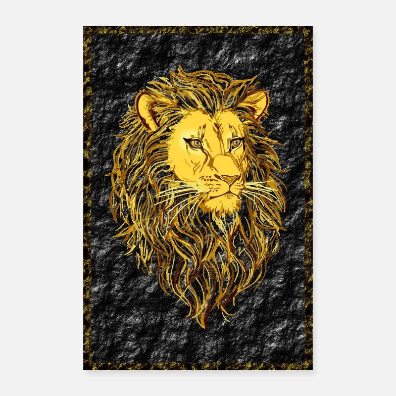 Affiche Lion Poster 40 x 60 cm