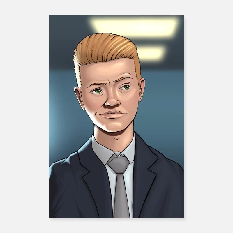 Thoughtful portrait Poster 16" x 24" (40x60 cm)