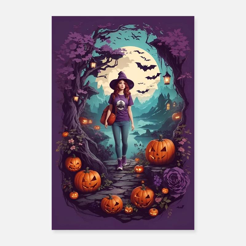 Soirée d’Halloween Poster 40 x 60 cm