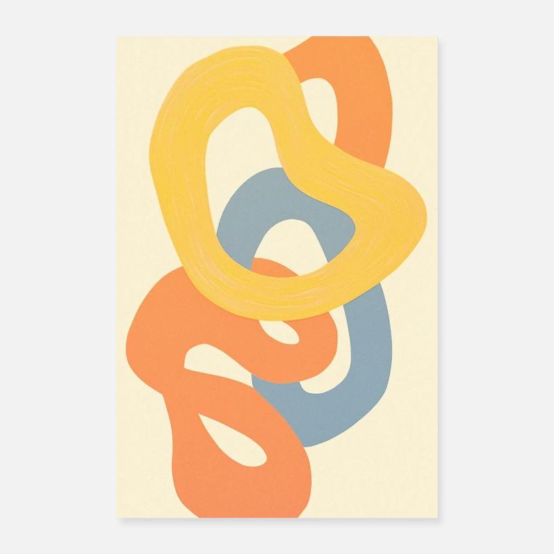 Serpentine Strokes Poster 40x60 cm