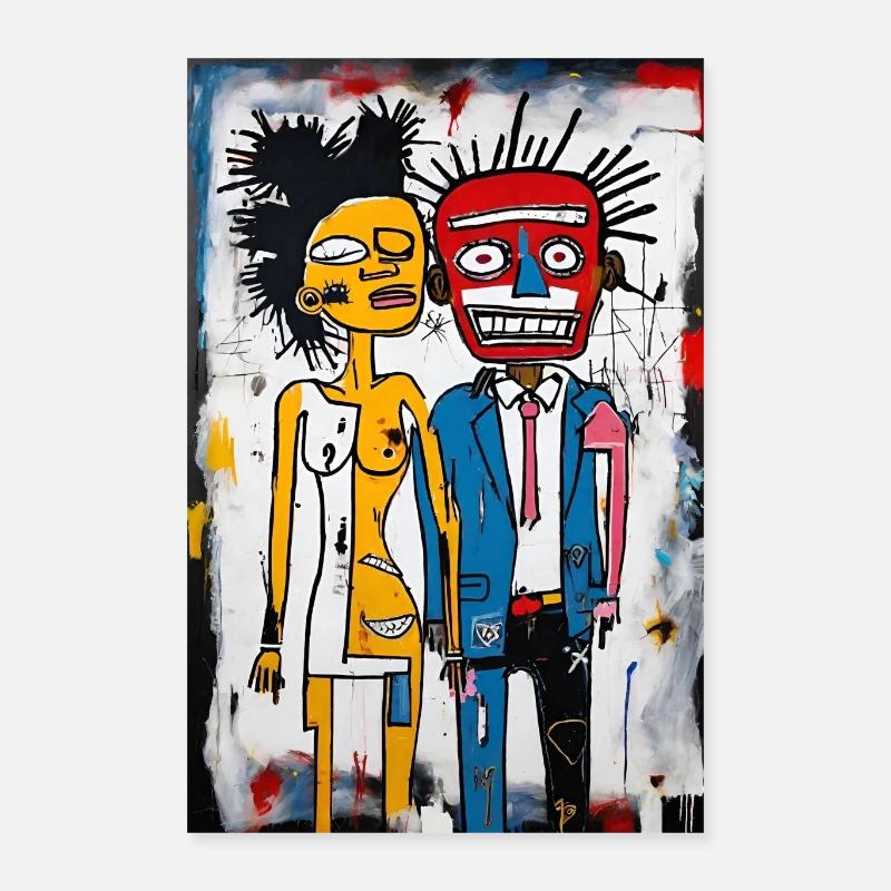Uomo e donna Poster 40x60 cm