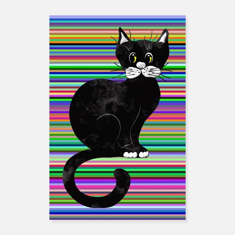 Chat Poster 40 x 60 cm
