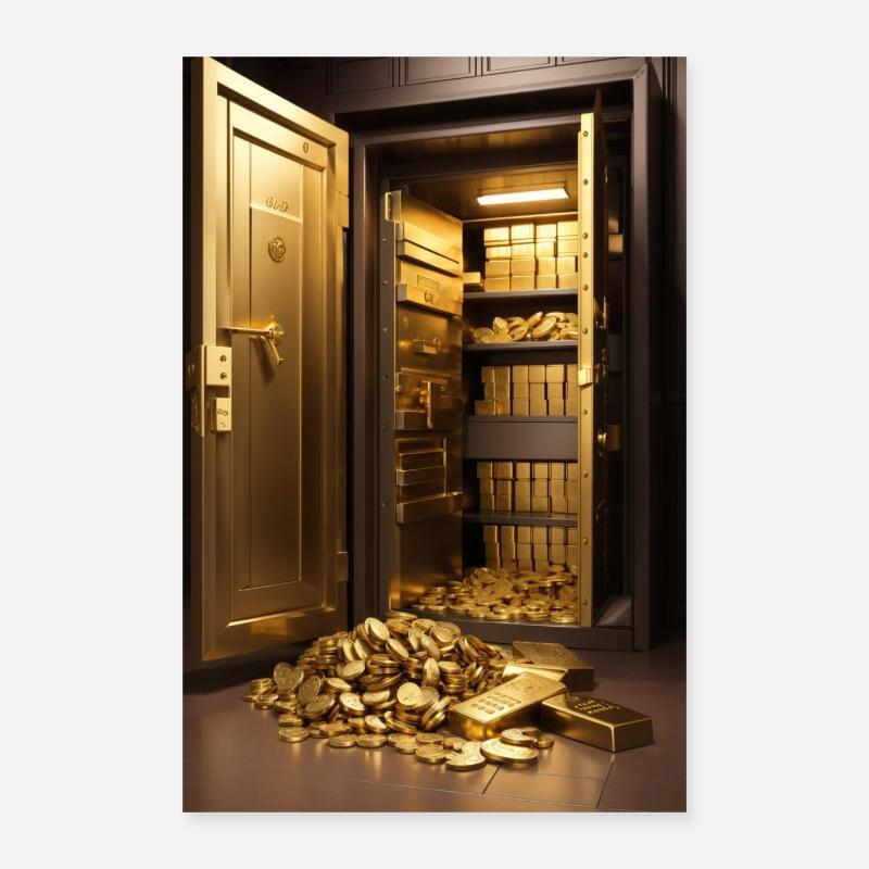 Voûte d’or Poster 40 x 60 cm