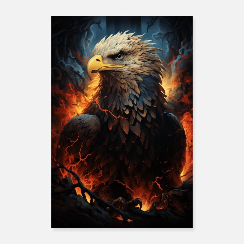 Majesté de l’aigle Poster 40 x 60 cm